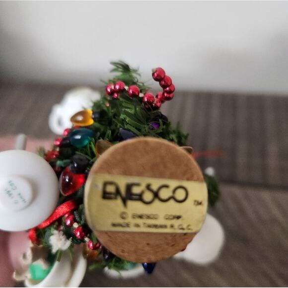 🎄 Vintage Enesco Christmas Tree Decor 1991 - Picture 5 of 5